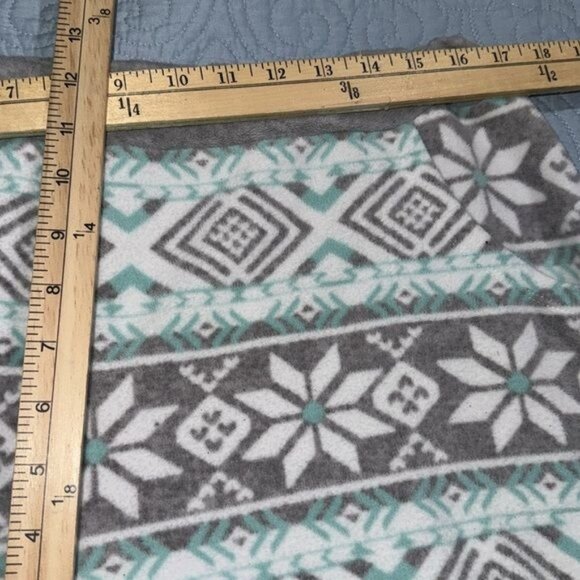 Cuddl Duds Womens Fleece Pajama Pants 1X Snowflake Pattern - Picture 6 of 6